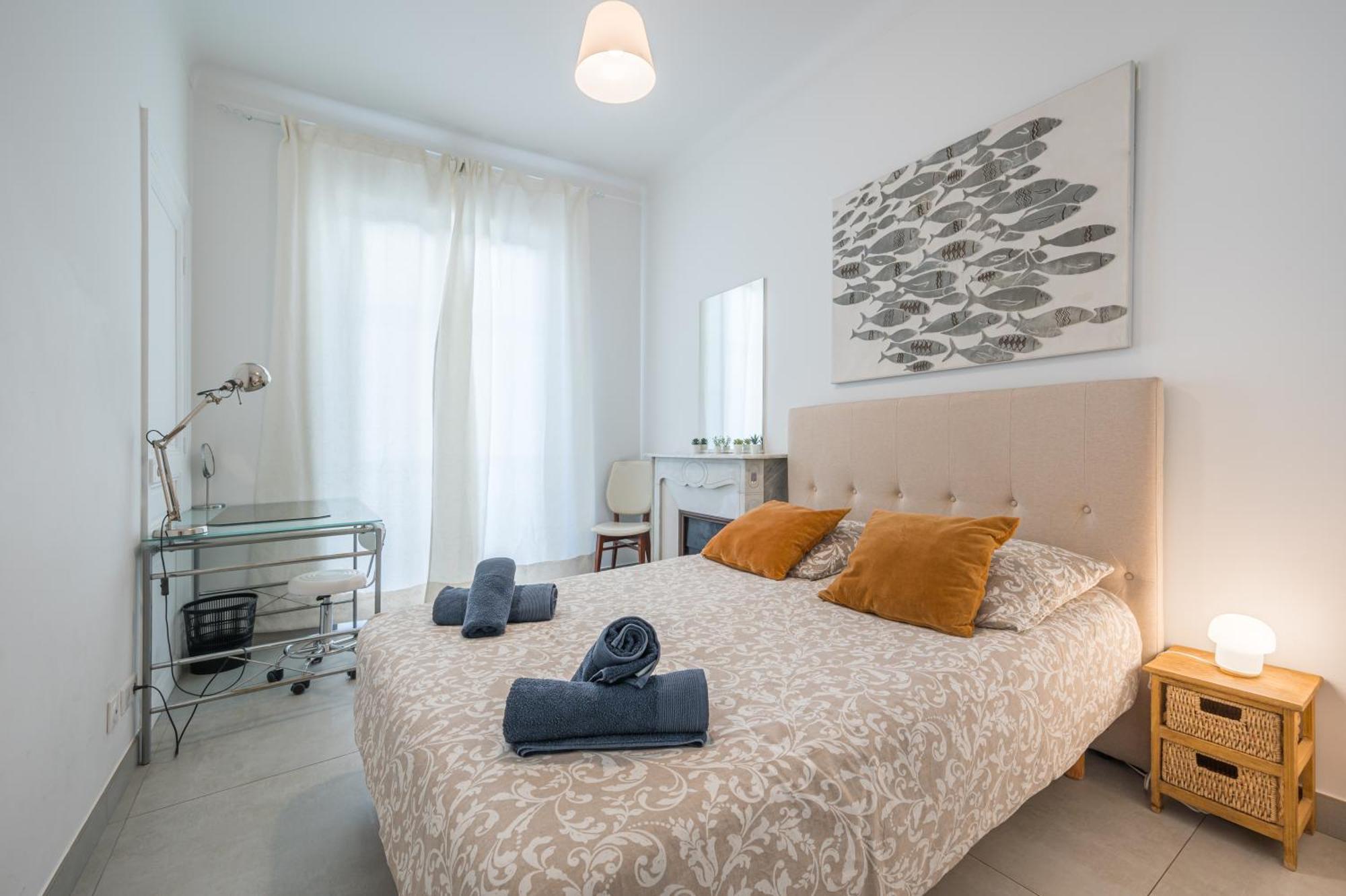Stunning Flat By The Beach, Carre D'Or-Negresco Nice Exteriör bild